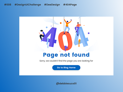 404 page design