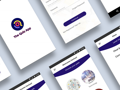 Quiz app design