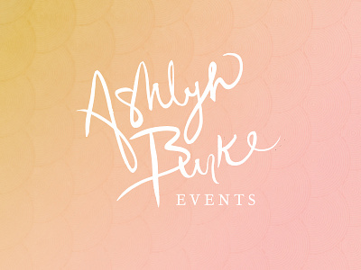 Ashlyn Burke Branding Concept 2 - Brush Pen brush pen logo option 2