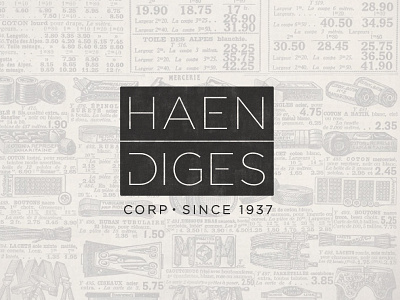 Haendiges Corp Brand Project: Concept 3 - Modern
