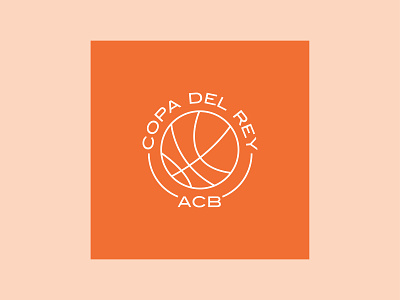 Logo ACB Copa del Rey branding design illustration logo typography web