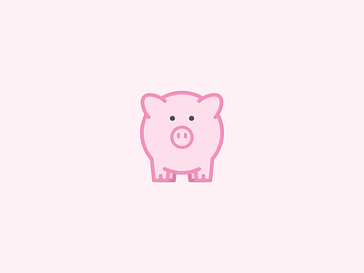 National Pig Day illustration pig pink