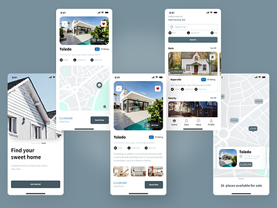 Rent Home Concept app branding design graphic design illustration illustration design mobile app rent home ui ux vector