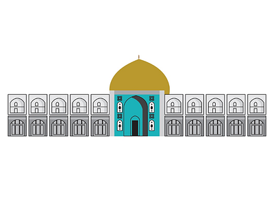 Sheikh Lotfollah Mosque illustration design