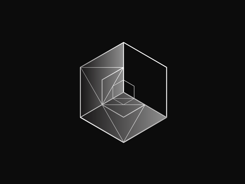 Rejected Marks branding constellations cubes geometric geometry impossible shapes logos middle simplification tetrahedron