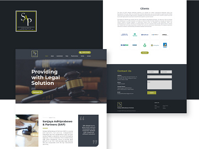 Law Firm Landing Page landing page ui ux website