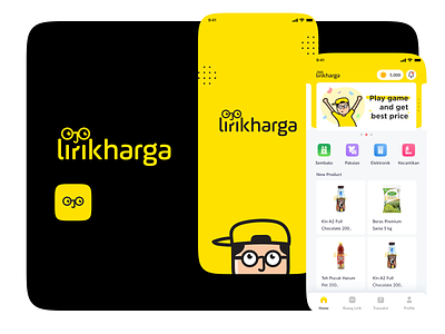 Lirik Harga Mobile App graphic design logo ui