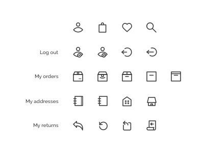 Pictogramme e commerce illustration picto