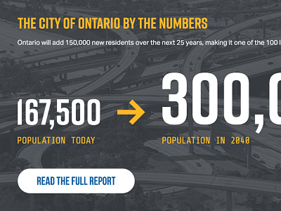 City of Ontario — Detail button california desktop numbers ontario statistics stats website