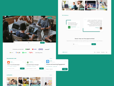 JOBBE - Job Portal job board job portal ui design ui ux design ux design web design