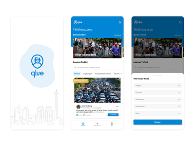 Mobile App Redesign - Qlue (01/10)