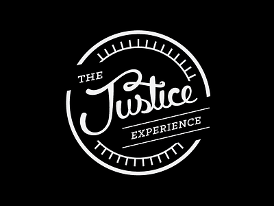 Justice Experience Logo brand event festival justice logo