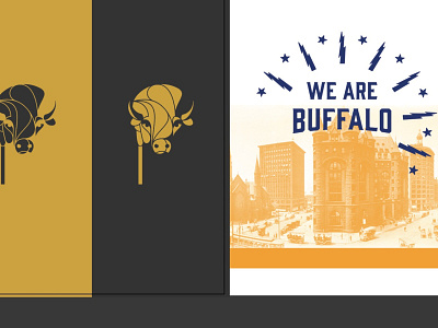 Buffalo Strong animal apparel bison buffalo city electric events good neighbors mask masquerade merch new business ny pride rustbelt spirit strong wny