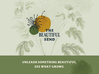 The Beautiful Send 2022 Gala 2022 aesthetic beautiful brand branding dandelion event floral flower fundraiser gala send wisp