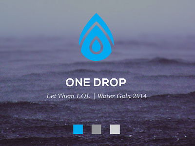 2014 Water Gala Logo clean drop let them lol logo water