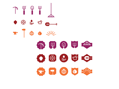 The Garden Church - 02 design garden icon iconography illustration logo nonprofit system tools ui ux vector