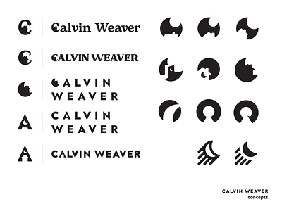 Calvin Weaver Law - 03 brand branding crescent design door finger hand home house icon identity key lakes law lawyer logo mark moon outdoor real estate
