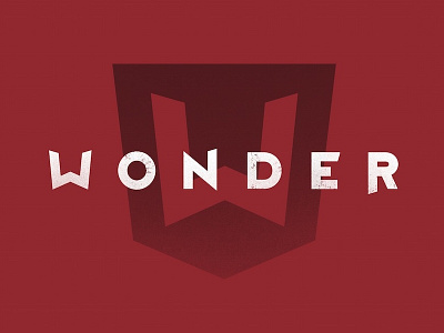 Wonder Branding branding christmas church custom type logo superhero texture typography wonder