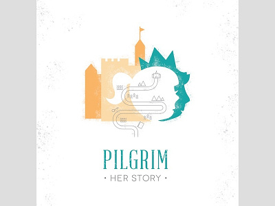 Pilgrim Play Branding Concept branding castle concept journey logo pilgrim pilgrims progress play theater theatre youth
