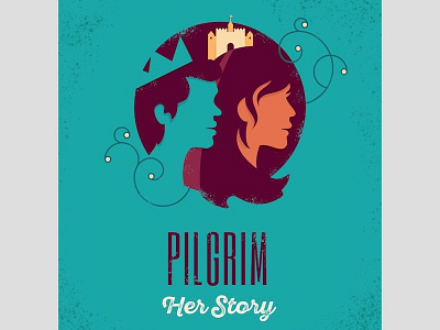 Pilgrim Play Branding Concept - Revised branding castle concept journey logo pilgrim pilgrims progress play theater theatre youth