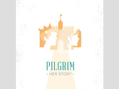 Pilgrim Play Branding Concept - Final branding castle concept journey logo pilgrim pilgrims progress play theater theatre youth