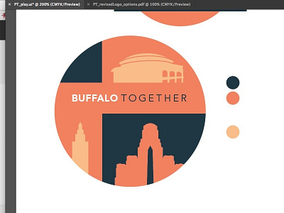 Secret Branding Project branding buffalo building church iconic logo new york ny rebrand together wip wny