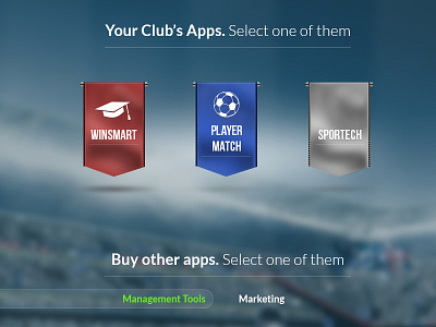 Soccer Application app apps blue design flat red soccer transparent