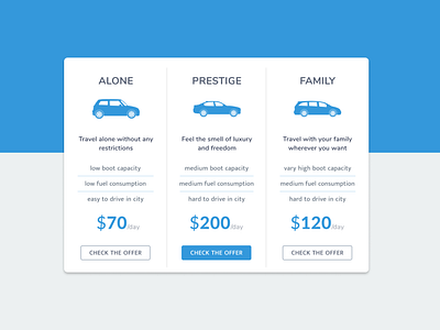 Pricing Table