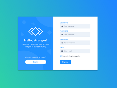 Sign up form form inputs sign in sign up sign up form signin signup ui web design