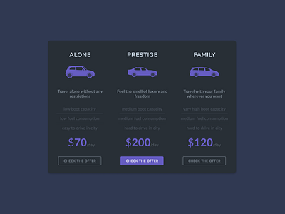 Pricing table dark dark pricing pricing plan pricing table