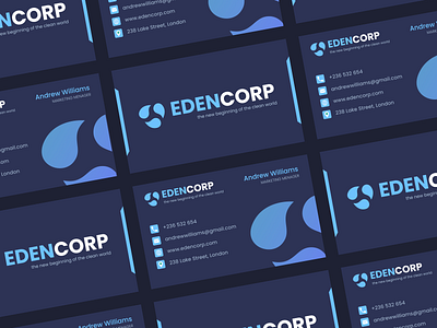 Business card EdenCorp dark