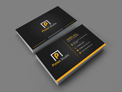 Professional Business Card black blue business card clean colorful colour corporae creative design green logo orange