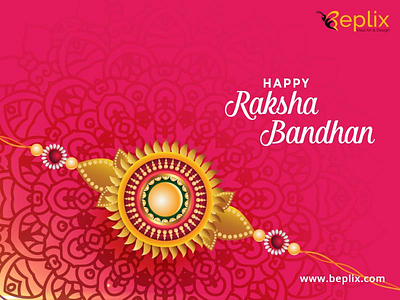 Raksha Bandhan - A Festival Brothers and Sisters abstract art branding brother sister creative design design enjoy graphic graphic design icon illustration indian indian festival love photoshop poster design rakhi design raksha bandhan typography vector