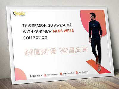 Men's Fashion Poster Design abstract background beplix branding character color creative design design digital dribbble fashion graphic graphic design icon illustration men mockup design photoshop poster poster design