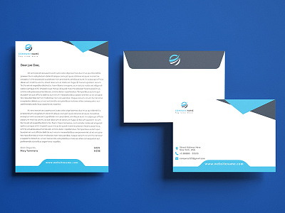 Stationery Branding Design abstract background blue branding bussines card corporate creative design design envelope graphic design identity illustration layout letterhead lockup logo photoshop poster design print stationery