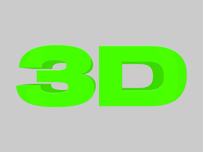 3D Object Lighting + Rotation 3d aftereffects element3d typogaphy