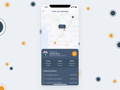 Daily UI #020 - Location tracker