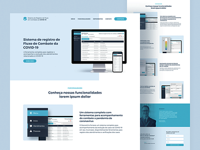 Landing Page clean design figma interface layout minimal ui design web webdesign