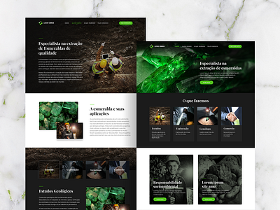 Luvio Verde Website design figma homepage langing page page ui ui design web website