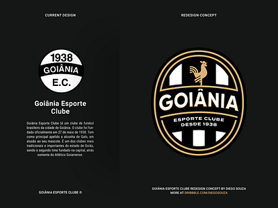 Goiânia Esporte Clube - Redesign Concept badge branding emblem football futebol logo sports