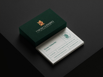 Tyrone Guimarães Business Card advogados badge branding business card businesscard card design identity lawyer lion