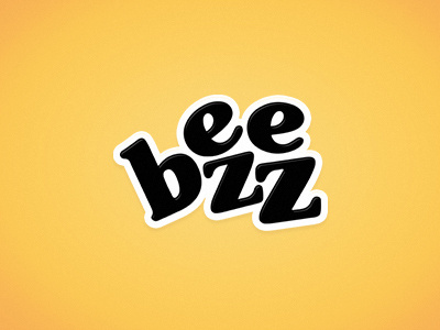 Beezz Logo Design bee branding design identity logo onomatopoeia