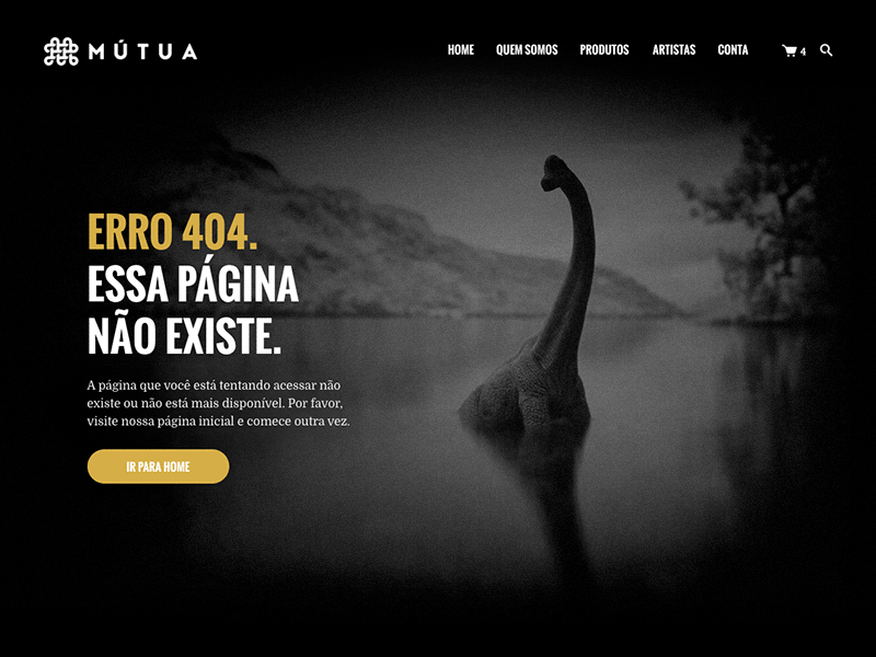 Galeria Mutua - 404 Page 404 background black and white design interface jurassic photo