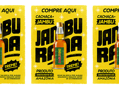 Jamburana Poster #1 bottle handwritten lettering poster typography