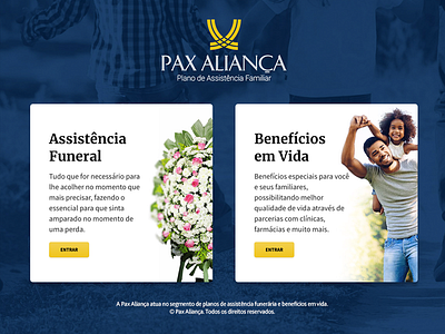 Pax Aliança Intro Page boxes button funeral gradient map intro introduction menu navigation web design