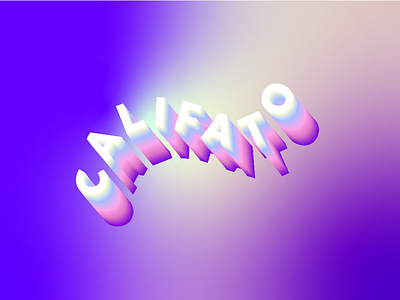 Califato yeyé aesthetics design hologram illustration tumblr typography