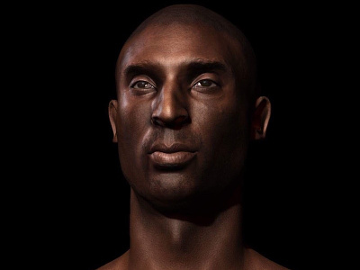 Kobe 3d sculpt digital portrait kobe bryant zbrush