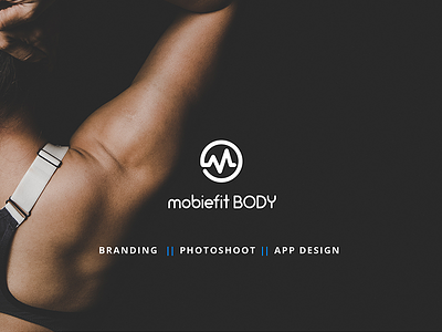 Mobiefit Branding app behance exercise fit fitness lightroom logo photography