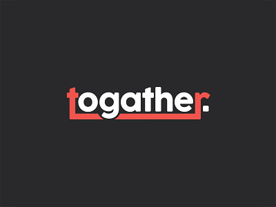 Togather Logo branding design icon joined letters joint logo logo minimal logo simple logo typography ui vector