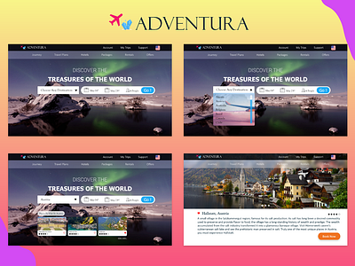 Adventura - Travel Website